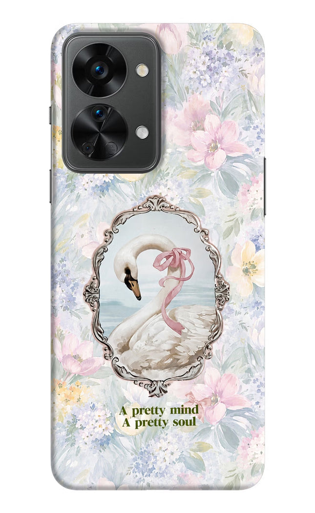 Pretty Mind Pretty Soul OnePlus Nord 2T 5G Hard Case Back Cover by Casekaro
