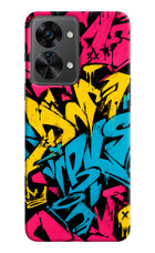 Graffiti Vibe OnePlus Nord 2T 5G Hard Case Back Cover by Casekaro