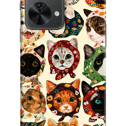 Cool Cat OnePlus Nord 2T 5G Hard Case Back Cover by Casekaro