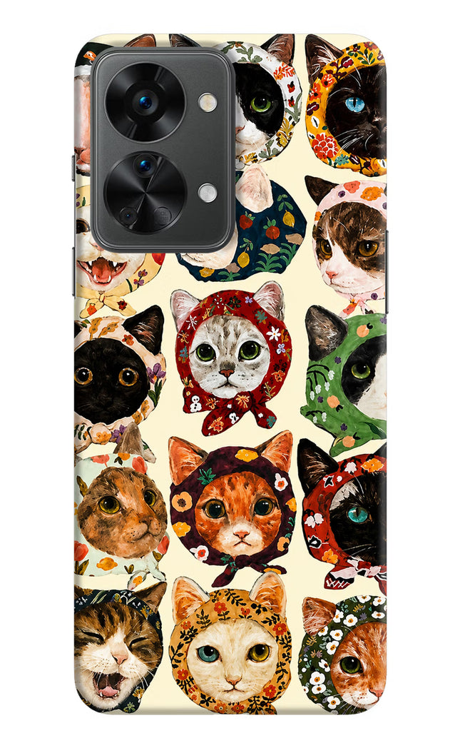 Cool Cat OnePlus Nord 2T 5G Hard Case Back Cover by Casekaro
