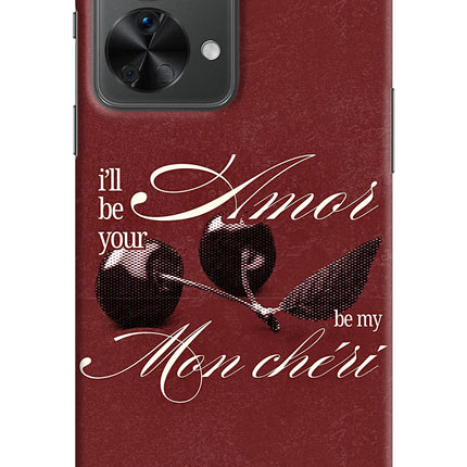 Velvet Cherry OnePlus Nord 2T 5G Hard Case Back Cover by Casekaro