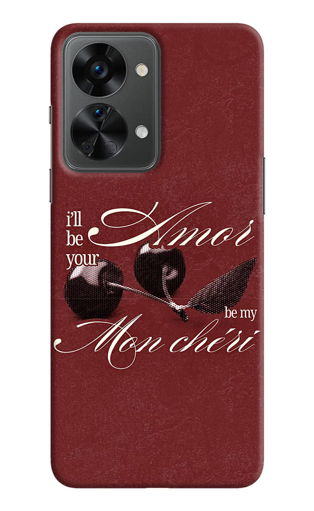 Velvet Cherry OnePlus Nord 2T 5G Hard Case Back Cover by Casekaro