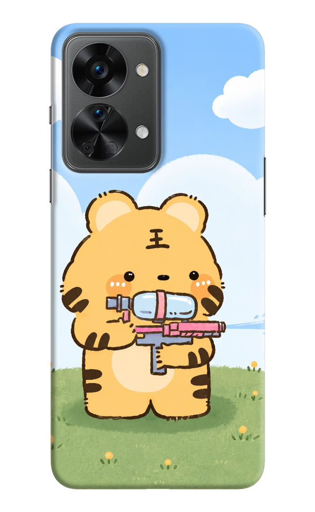 Tiger Treat OnePlus Nord 2T 5G Hard Case Back Cover by Casekaro