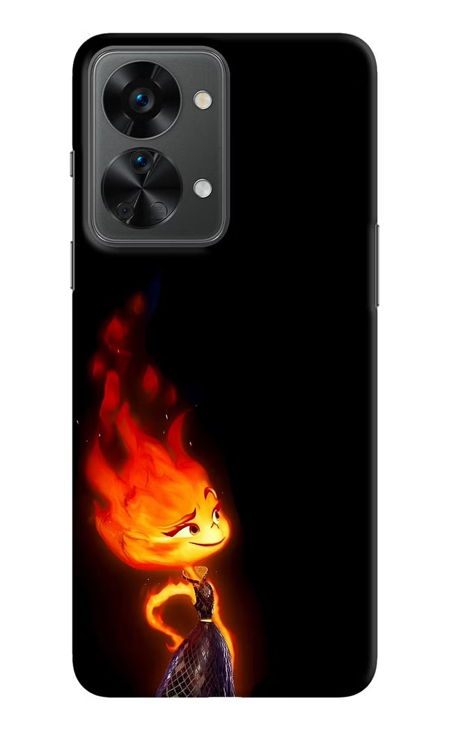 Ember Flame OnePlus Nord 2T 5G Hard Case Back Cover by Casekaro