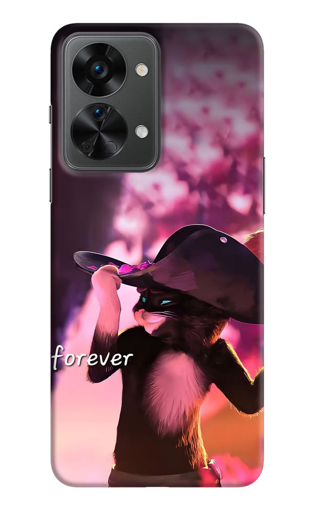 Forever Cat OnePlus Nord 2T 5G Hard Case Back Cover by Casekaro