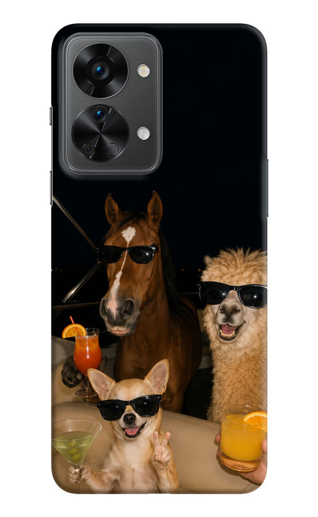Party Squad OnePlus Nord 2T 5G Hard Case Back Cover by Casekaro