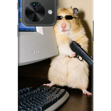 Hacker Hamster OnePlus Nord 2T 5G Hard Case Back Cover by Casekaro
