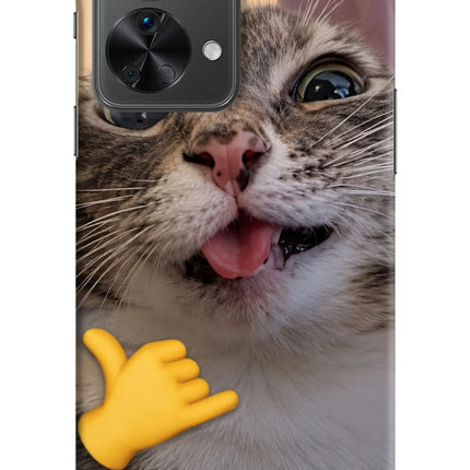 Silly Cat Call OnePlus Nord 2T 5G Hard Case Back Cover by Casekaro