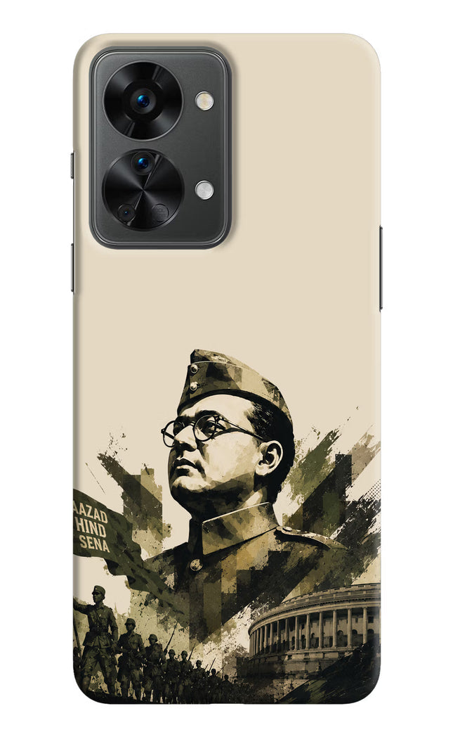 Netaji Rising OnePlus Nord 2T 5G Hard Case Back Cover by Casekaro