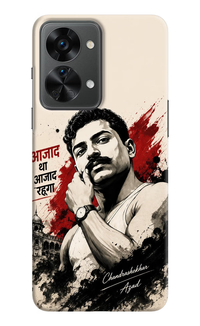 Chandrashekhar Azad Fearless OnePlus Nord 2T 5G Hard Case Back Cover by Casekaro