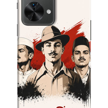 Bhagat Singh Trio OnePlus Nord 2T 5G Hard Case Back Cover by Casekaro