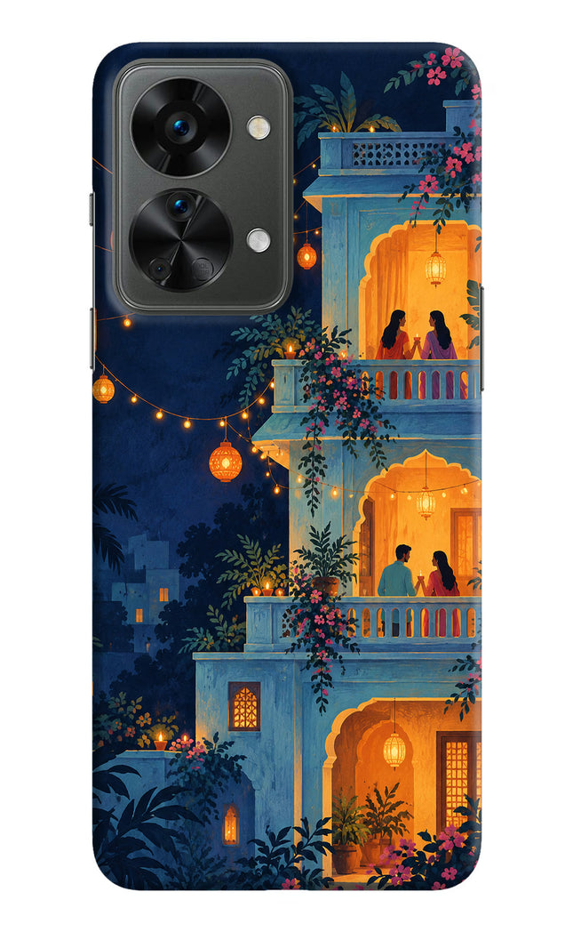 Balcony Glow OnePlus Nord 2T 5G Hard Case Back Cover by Casekaro