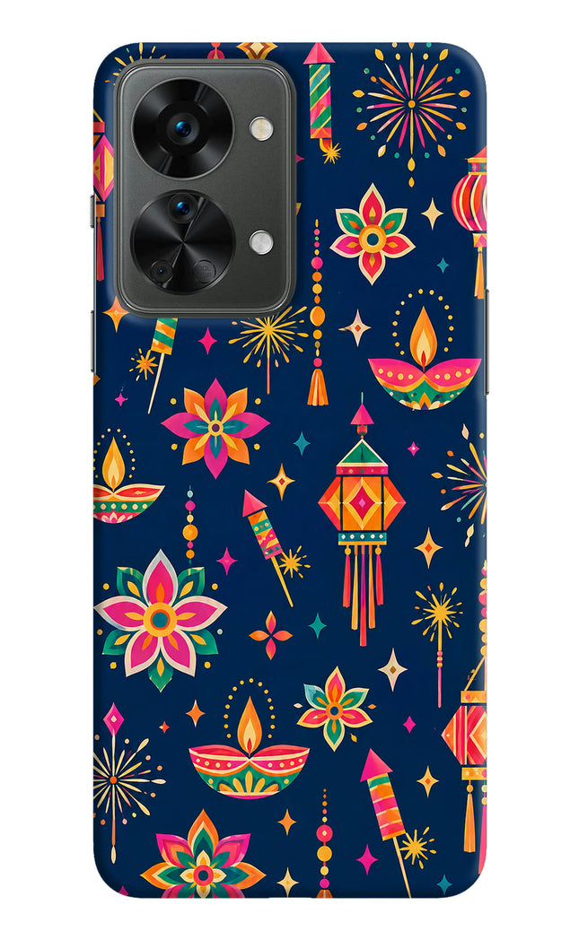 Festive Pop OnePlus Nord 2T 5G Hard Case Back Cover by Casekaro
