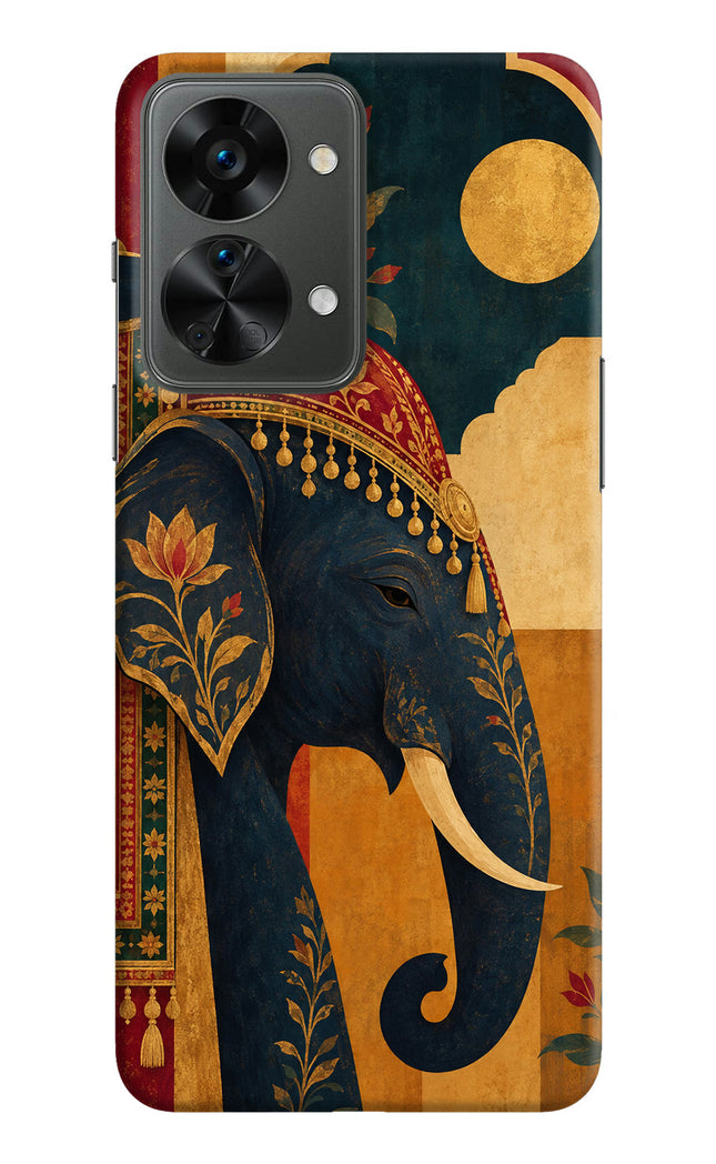 Royal Elephant OnePlus Nord 2T 5G Hard Case Back Cover by Casekaro