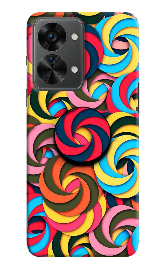 Spiral Pattern OnePlus Nord 2T 5G Pop Case by Casekaro