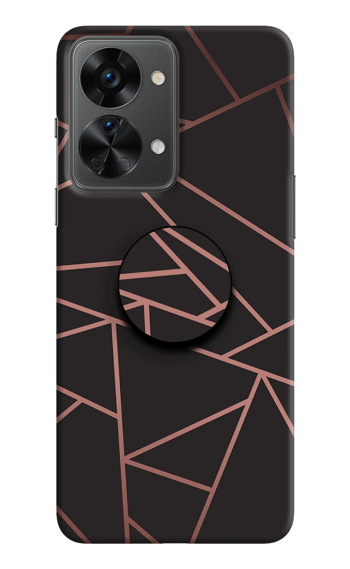 Geometric Pattern OnePlus Nord 2T 5G Pop Case by Casekaro