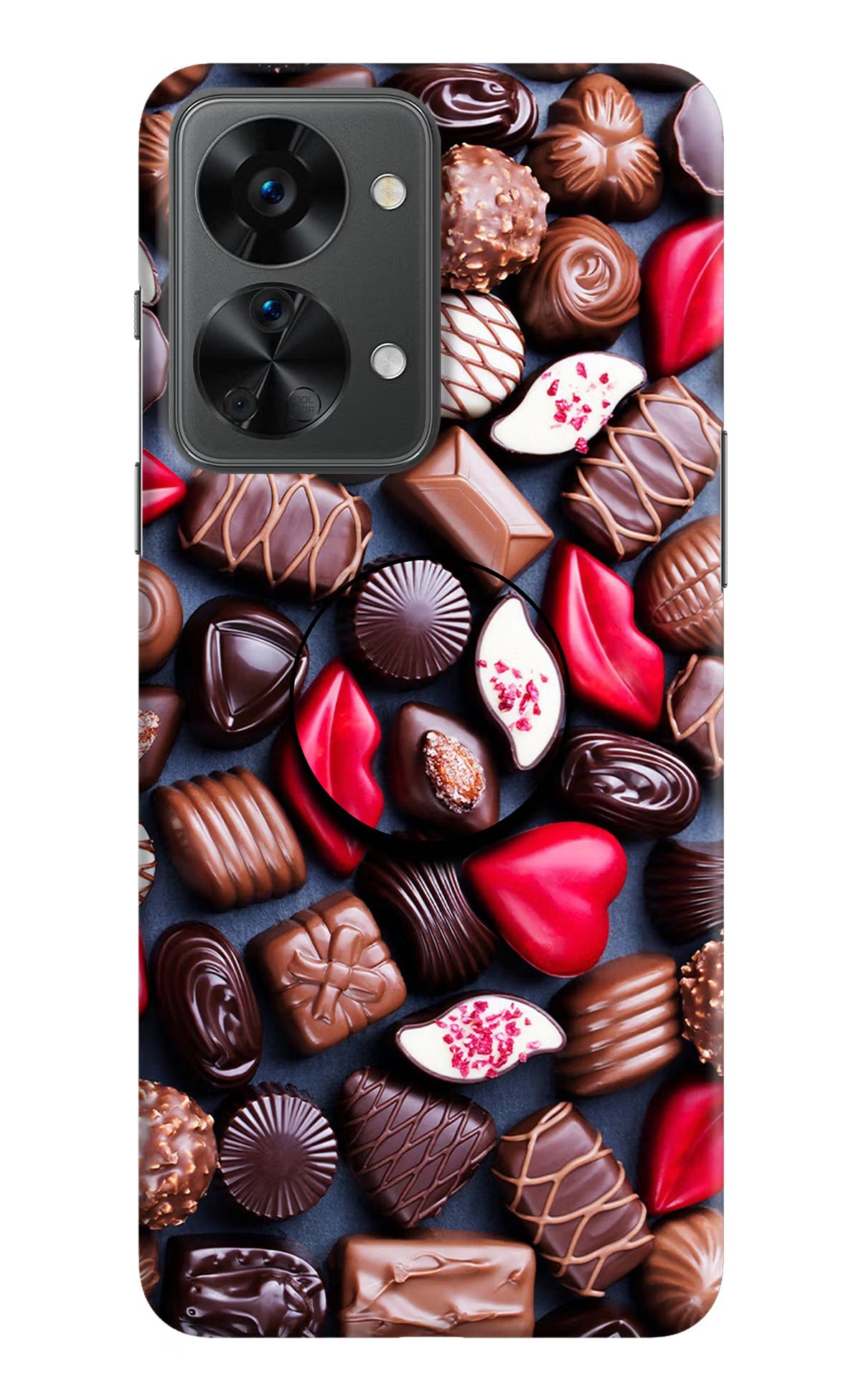 Chocolates OnePlus Nord 2T 5G Pop Case by Casekaro