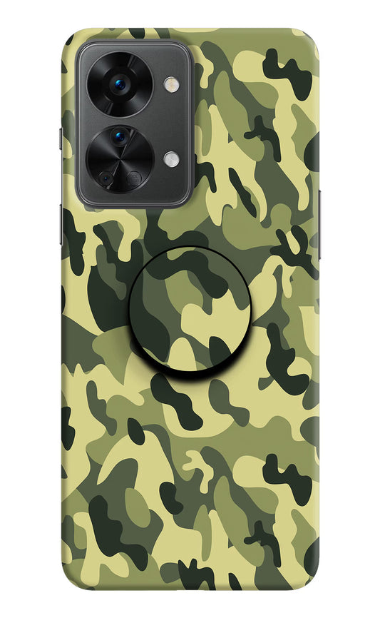 Camouflage OnePlus Nord 2T 5G Pop Case by Casekaro
