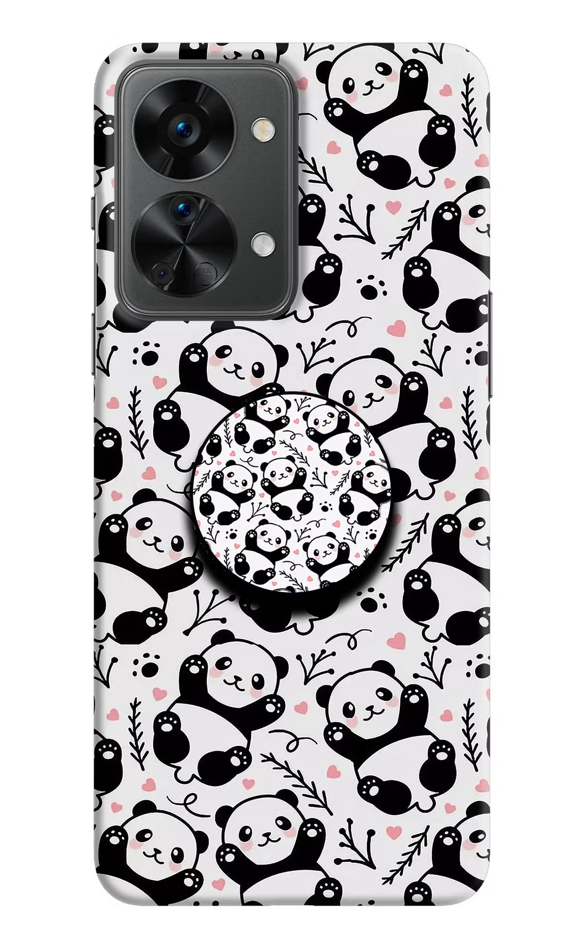 Cute Panda OnePlus Nord 2T 5G Pop Case by Casekaro