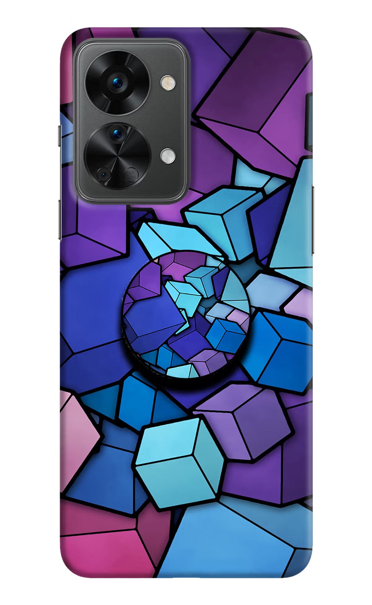 Cubic Abstract OnePlus Nord 2T 5G Pop Case by Casekaro
