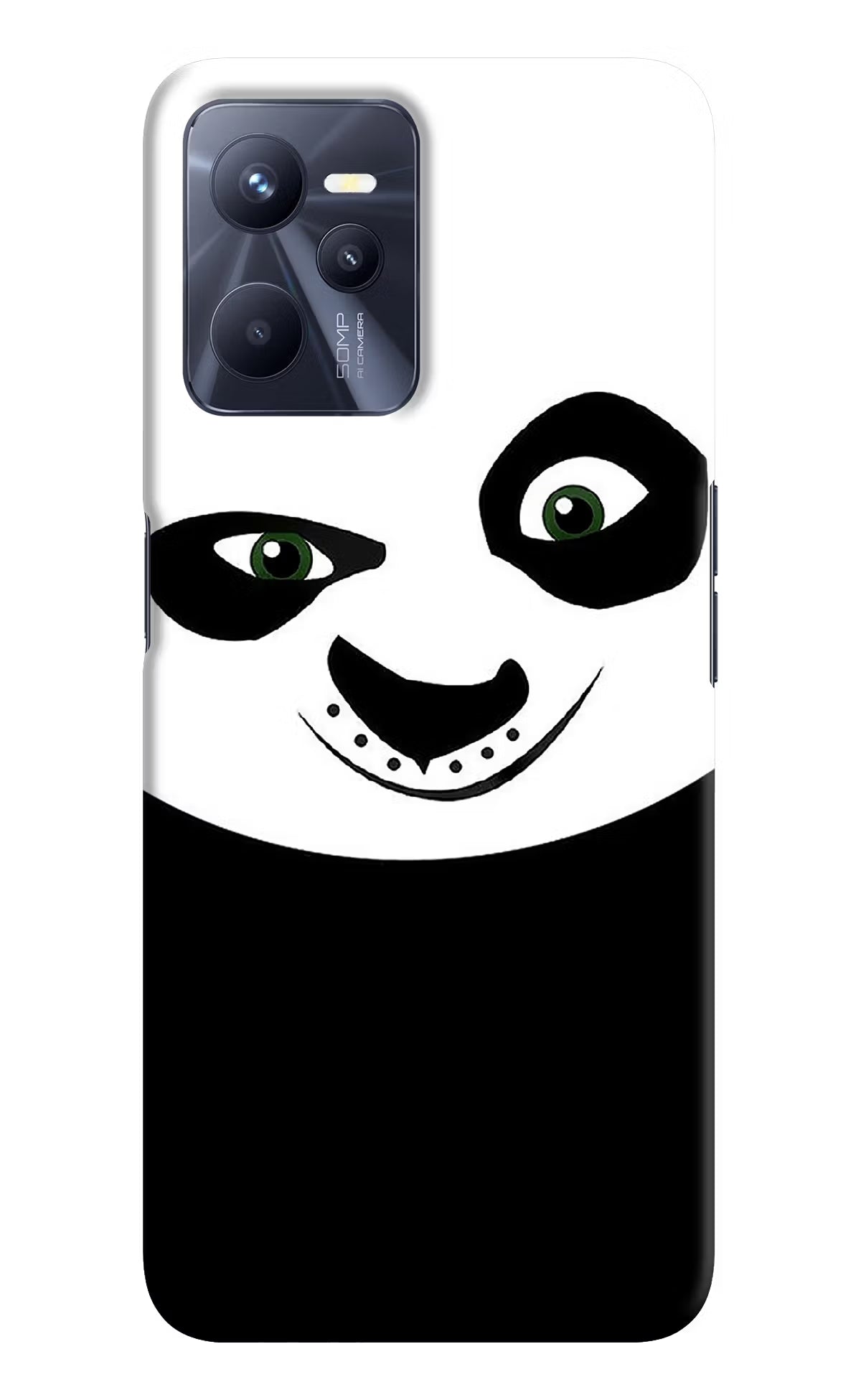 Panda Realme C35 Hard Case Back Cover by Casekaro