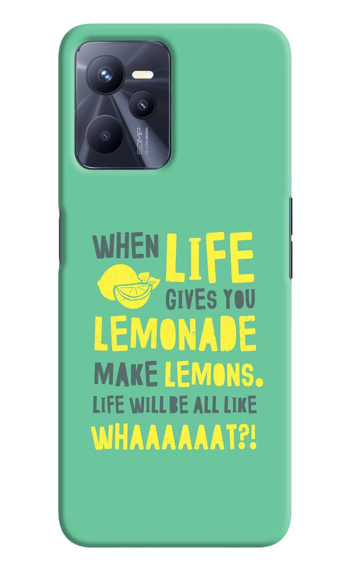 Quote Realme C35 Hard Case Back Cover by Casekaro