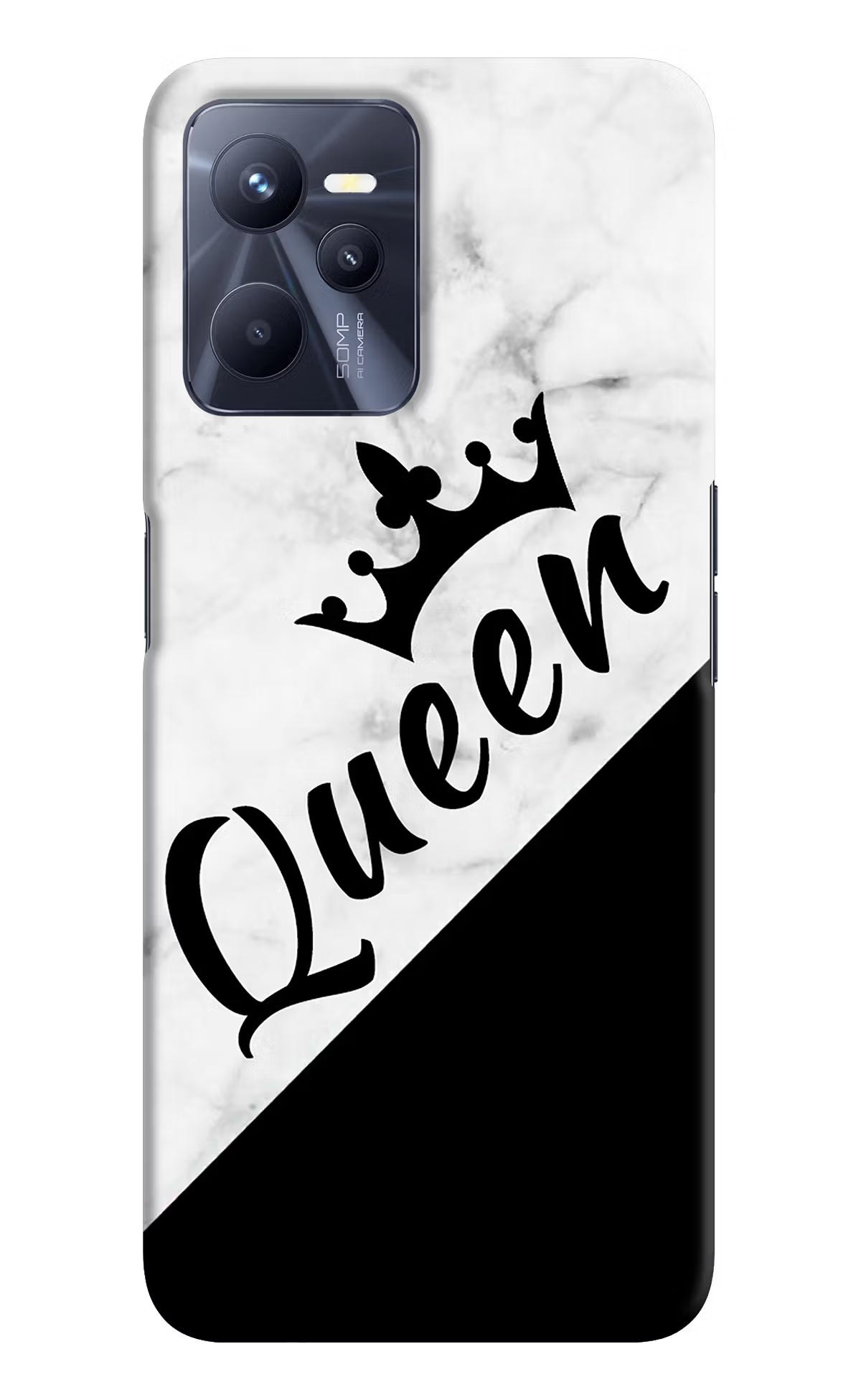 Queen Realme C35 Hard Case Back Cover by Casekaro
