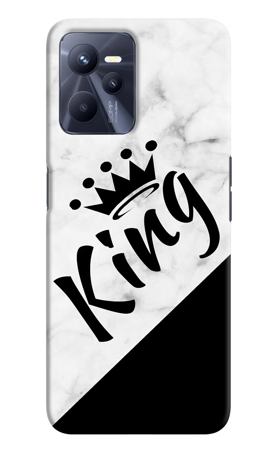 King Realme C35 Back Cover, Hard case