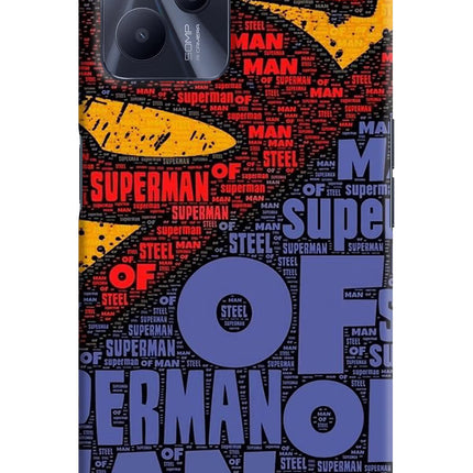 Superman Realme C35 Hard Case Back Cover by Casekaro