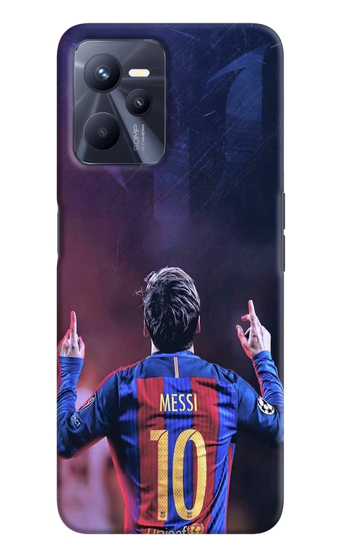 Messi Realme C35 Hard Case Back Cover by Casekaro
