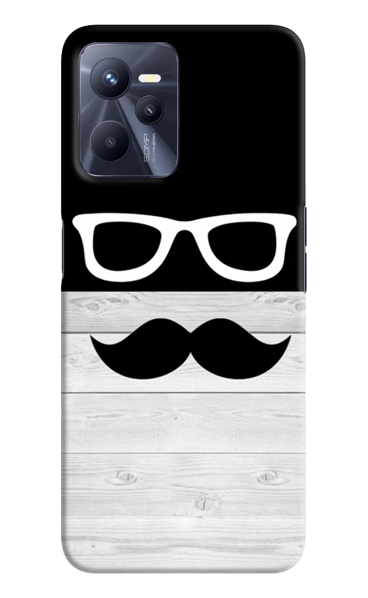 Mustache Realme C35 Hard Case Back Cover by Casekaro