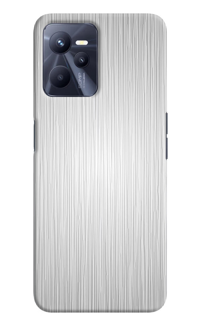 Wooden Grey Texture Realme C35 Hard Case Back Cover by Casekaro