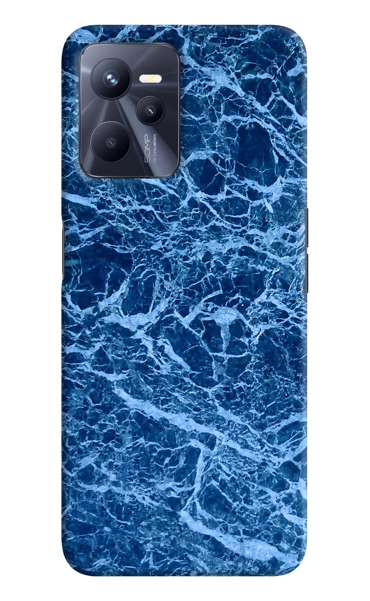 Blue Marble Realme C35 Hard Case Back Cover by Casekaro