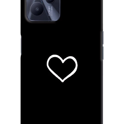 Heart Realme C35 Hard Case Back Cover by Casekaro