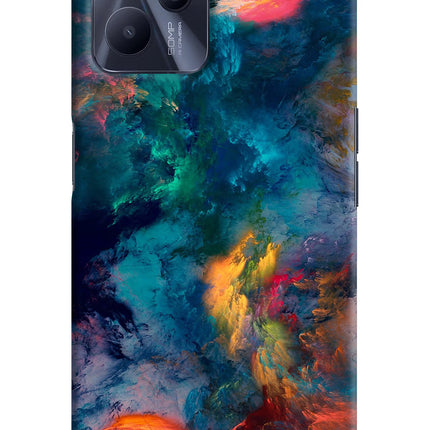 Artwork Paint Realme C35 Hard Case Back Cover by Casekaro