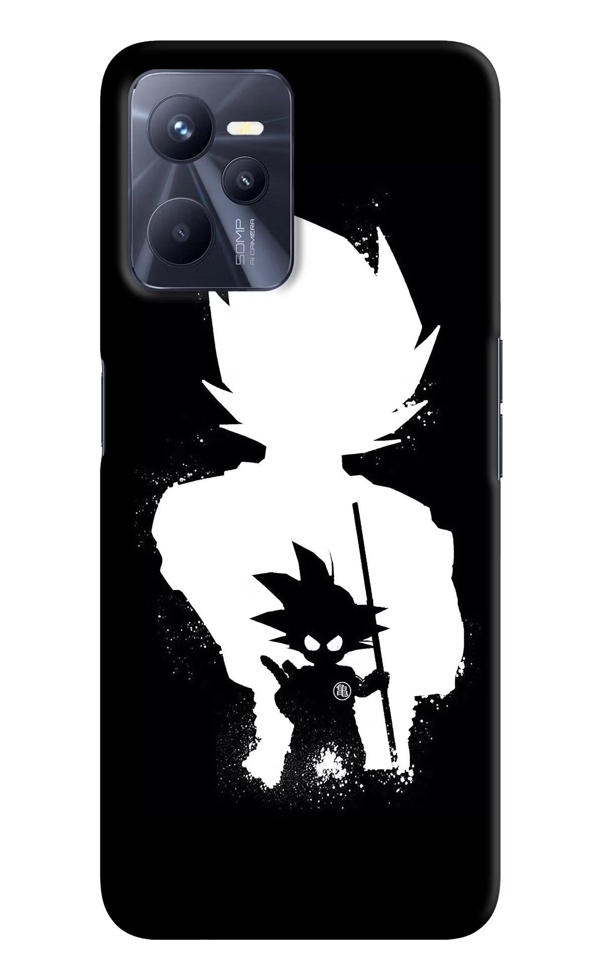 Goku Shadow Realme C35 Hard Case Back Cover by Casekaro
