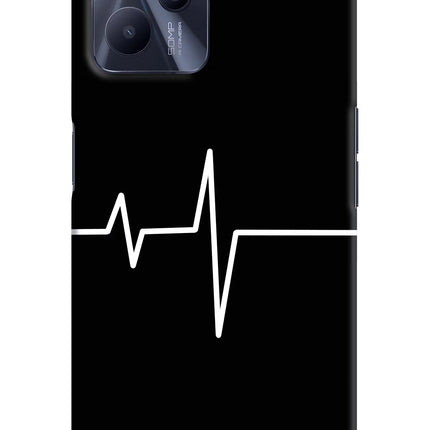 Heart Beats Realme C35 Hard Case Back Cover by Casekaro