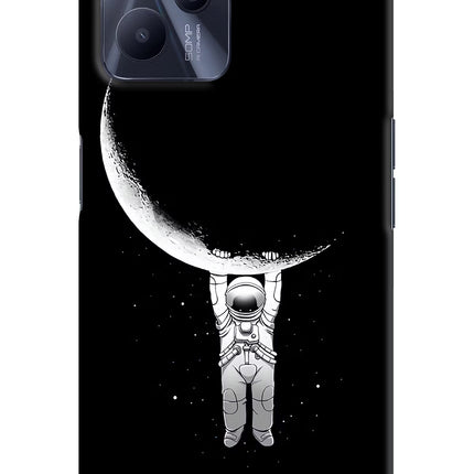 Moon Space Realme C35 Hard Case Back Cover by Casekaro