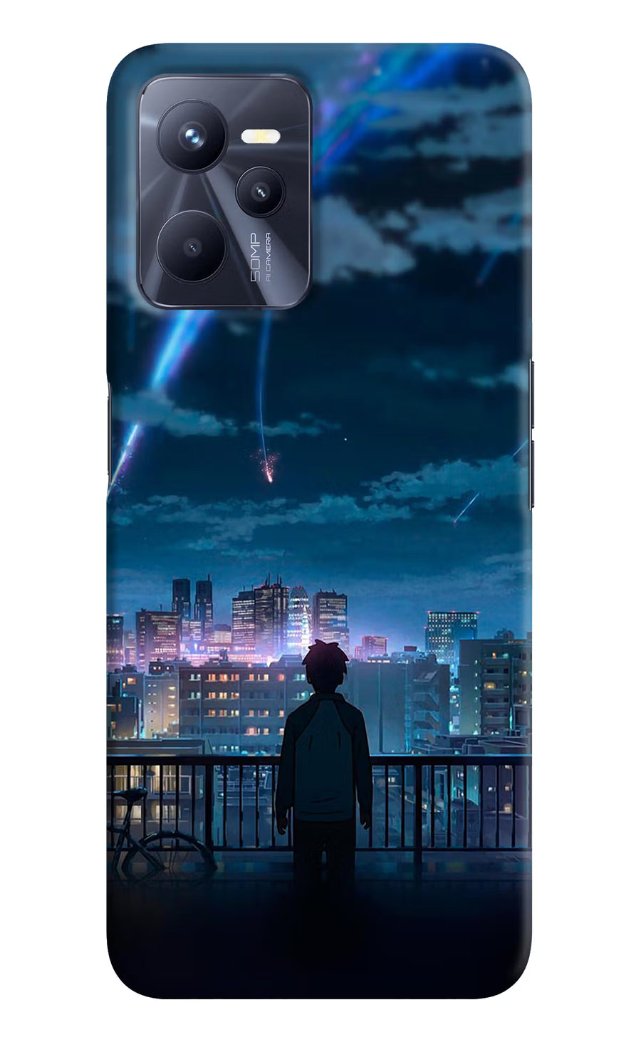 Anime Realme C35 Back Cover, Hard case