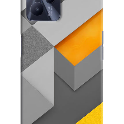 Abstract Realme C35 Hard Case Back Cover by Casekaro