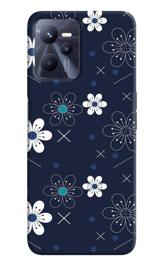 Flowers Realme C35 Hard Case Back Cover by Casekaro