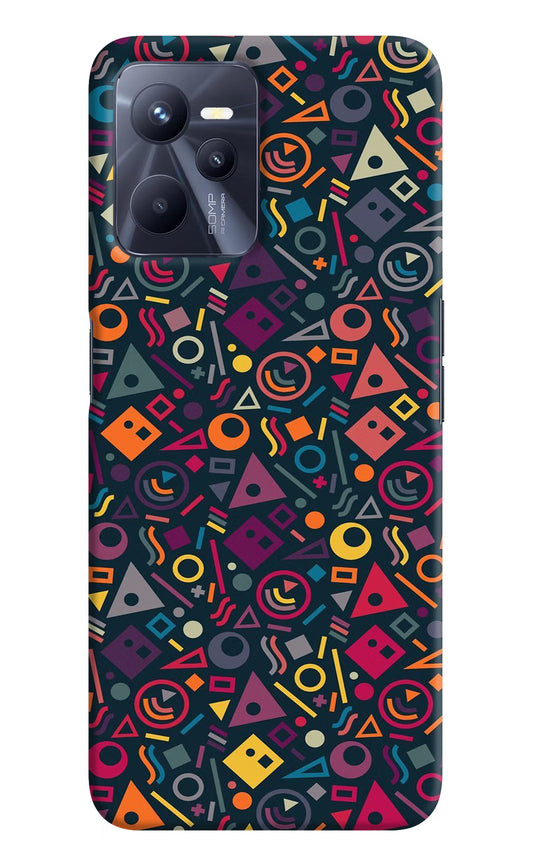 Geometric Abstract Realme C35 Hard Case Back Cover by Casekaro