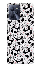 Cute Panda Realme C35 Hard Case Back Cover by Casekaro