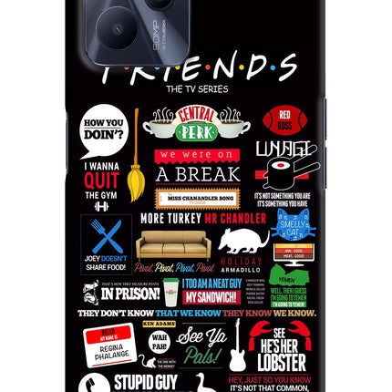 FRIENDS Realme C35 Hard Case Back Cover by Casekaro