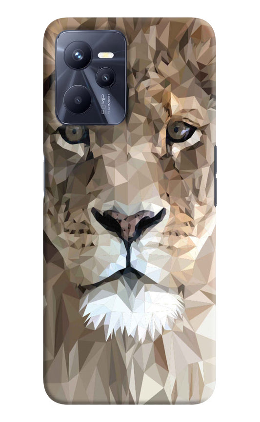 Lion Art Realme C35 Hard Case Back Cover by Casekaro