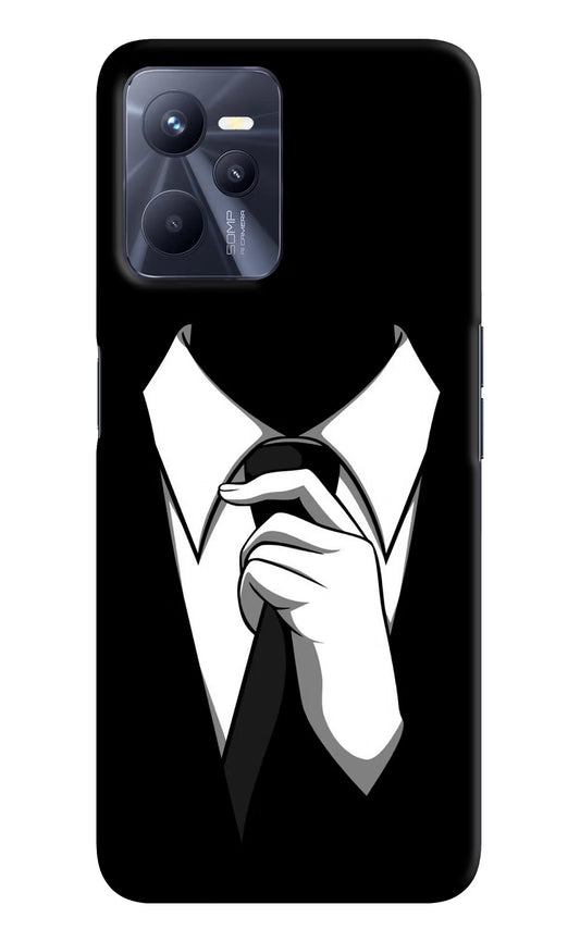 Black Tie Realme C35 Hard Case Back Cover by Casekaro