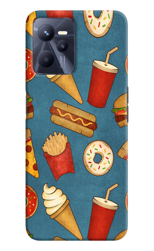 Foodie Realme C35 Hard Case Back Cover by Casekaro