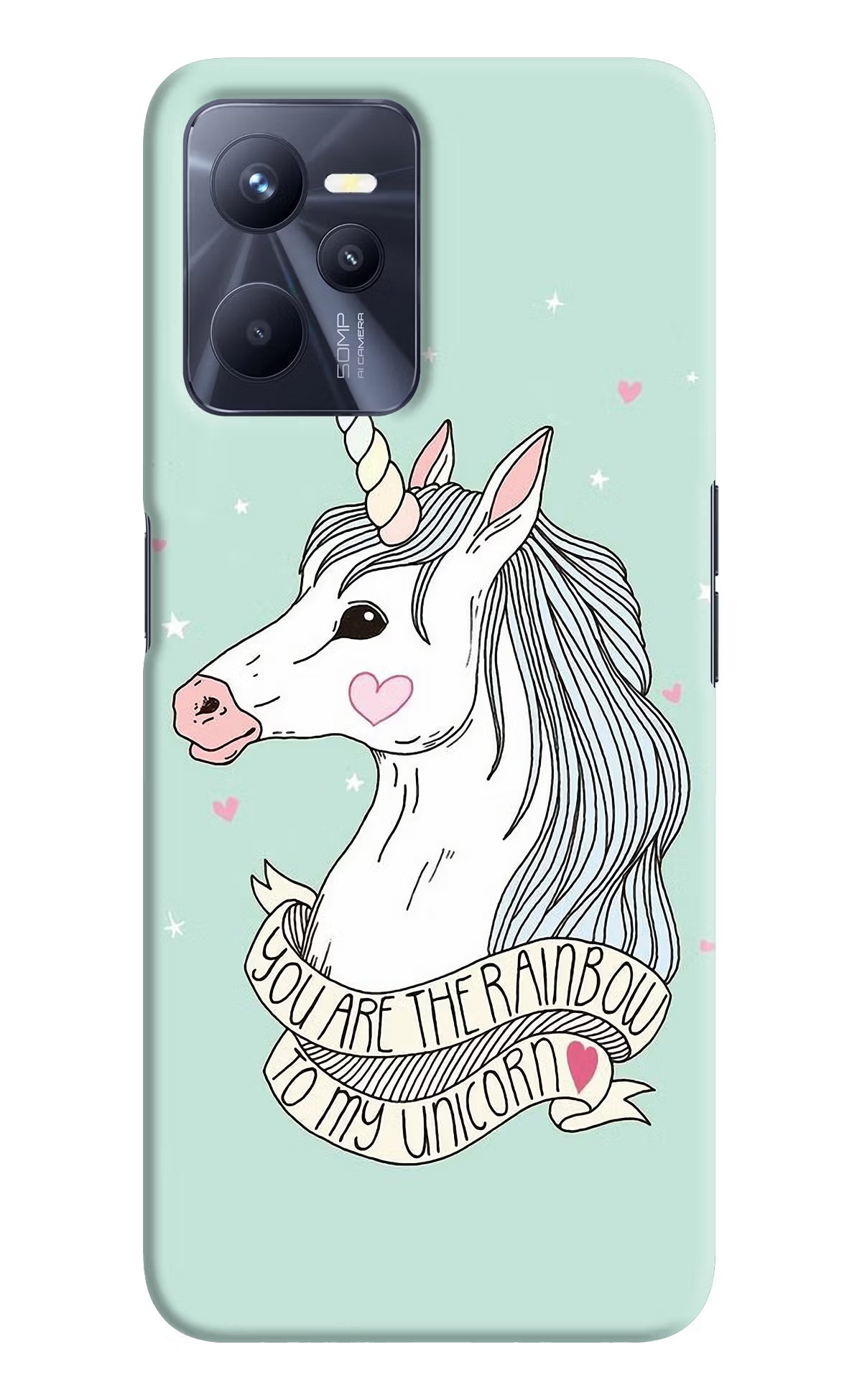 Unicorn Wallpaper Realme C35 Hard Case Back Cover by Casekaro