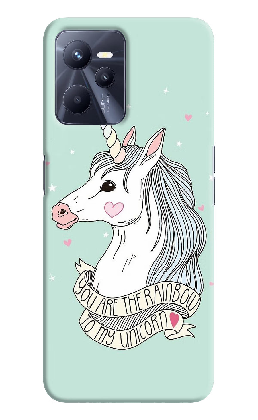 Unicorn Wallpaper Realme C35 Back Cover, Hard case