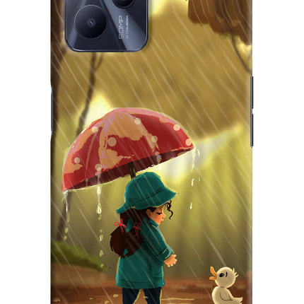Rainy Day Realme C35 Hard Case Back Cover by Casekaro